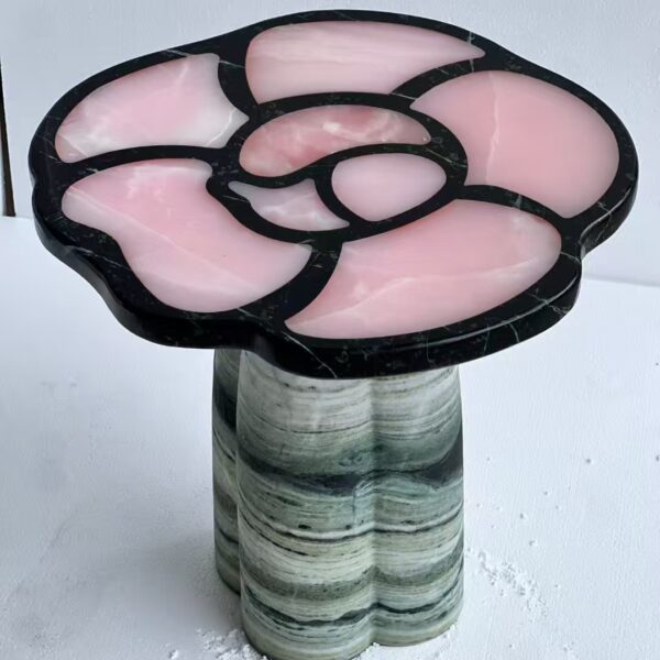 Gaoliang Side Table Marble Top Modern Luxury Round Side Table OEM/ODM (BJ124)