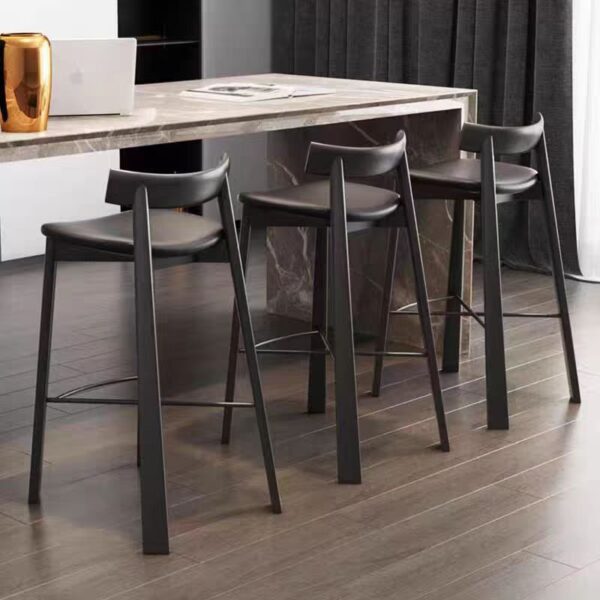 Gaoliang Bar Stool Modern Nordic Solid Wood High Bar Stools OEM/ODM (BY45)