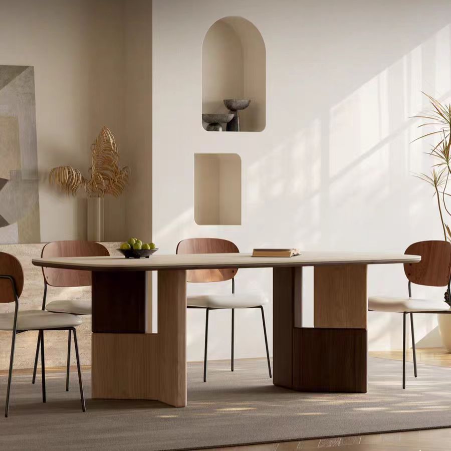 Gaoliang Dining Table Rectangular Black Sintered Stone Dining Table OEM/ODM (CZ229)