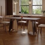 Gaoliang Dining Table Mid Century Modern Family Dining Table Set OEM/ODM (CZ230)