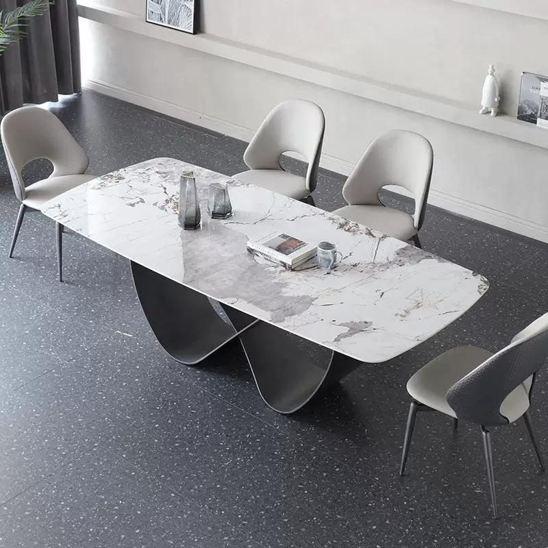 Gaoliang Dining Table Butterfly Design with Stone top Dining Table OEM/ODM (CZ233)