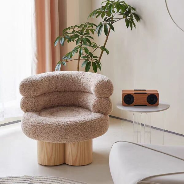 Gaoliang Accent Chair Retro Design Solid Wood Leisure Chair OEM/ODM (DY315)