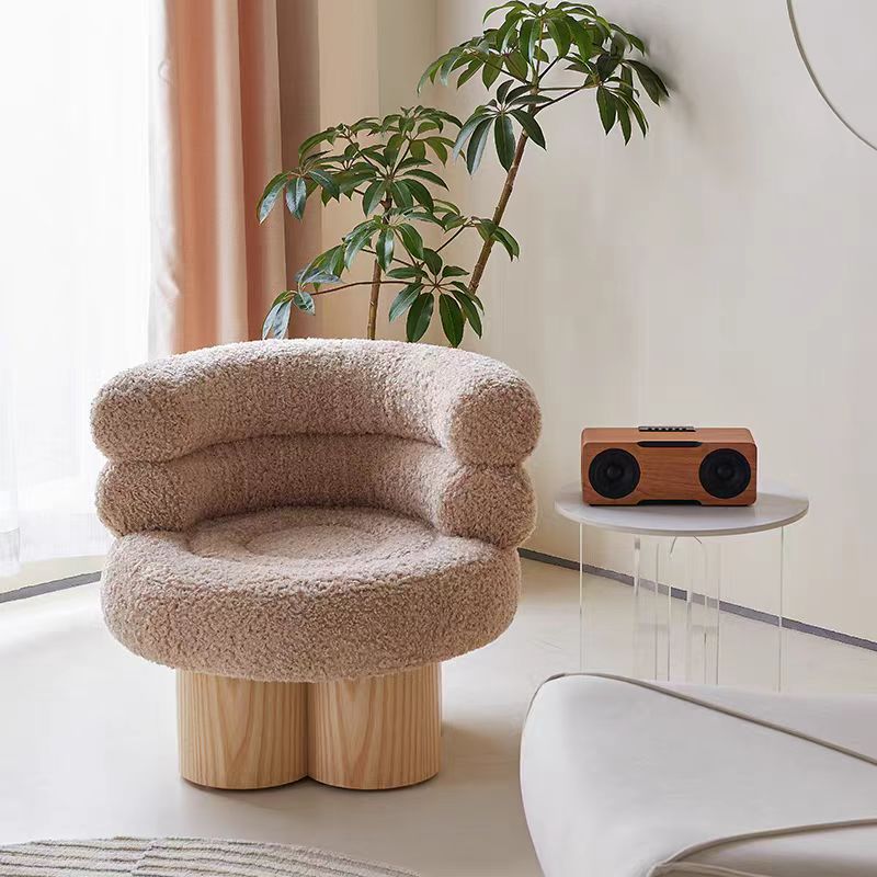 DY315 Gaoliang Accent Chair Retro Design Solid Wood Leisure Chair OEM/ODM (DY315)