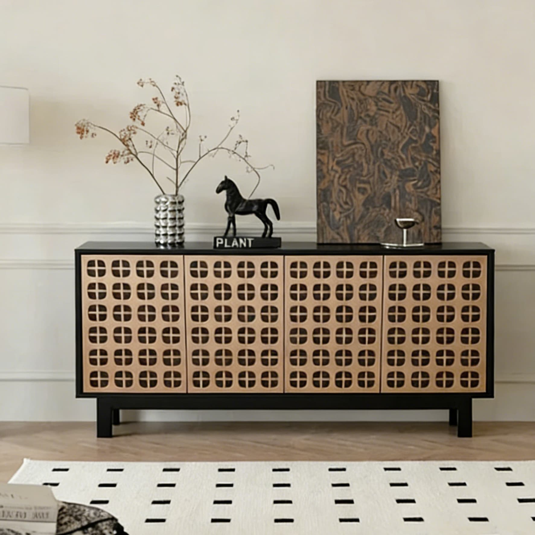 Gaoliang Sideboard Vintage Living Room Hotel Storage Cabinet OEM/ODM (GZ223)