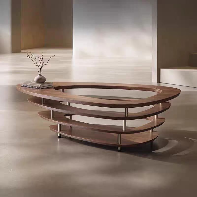 Gaoliang Coffee Table Creative Cutout Design Irregular Coffee Table OEM/ODM (KF373)