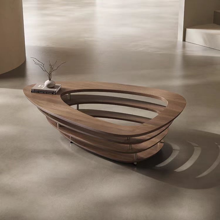 Gaoliang Coffee Table Creative Cutout Design Irregular Coffee Table OEM/ODM (KF373)
