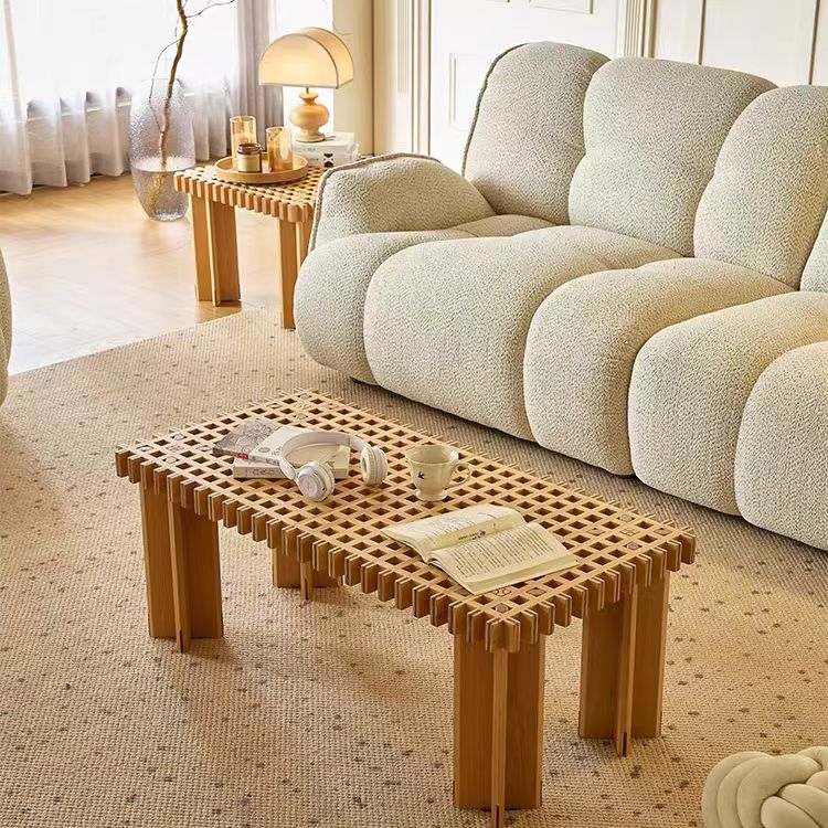 Gaoliang Coffee Table Japanese Wooden Square Durable Center Tables OEM/ODM (KF376)