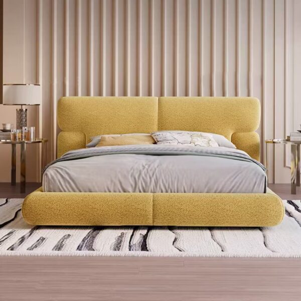 Gaoliang Bed Cream Style Comfortable Soft Luxury king Size Bed OEM/ODM (RC86)