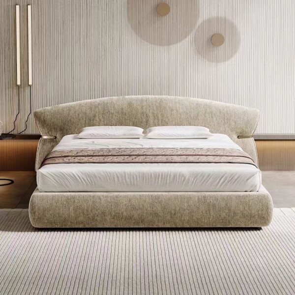 Gaoliang Bed Italian Design Modern Fabric Bed Furniture OEM/ODM (RC88)