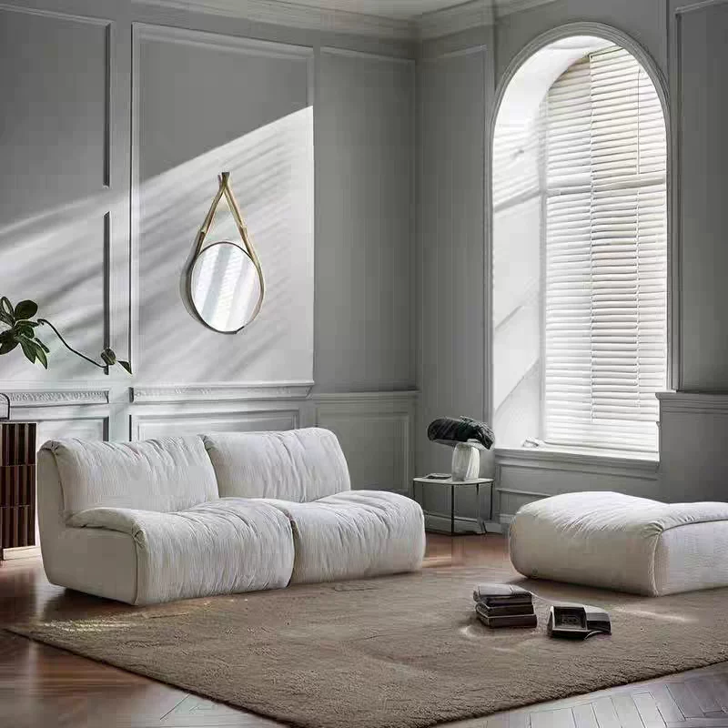 Gaoliang Sofa Modular Sectional Sofa Modern Cream Blocked Sofa Set OEM/ODM (SF106)