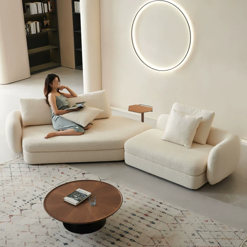 Gaoliang Sofa Modern White Curved Modular Sectional Sofa Set OEM/ODM (SF108)