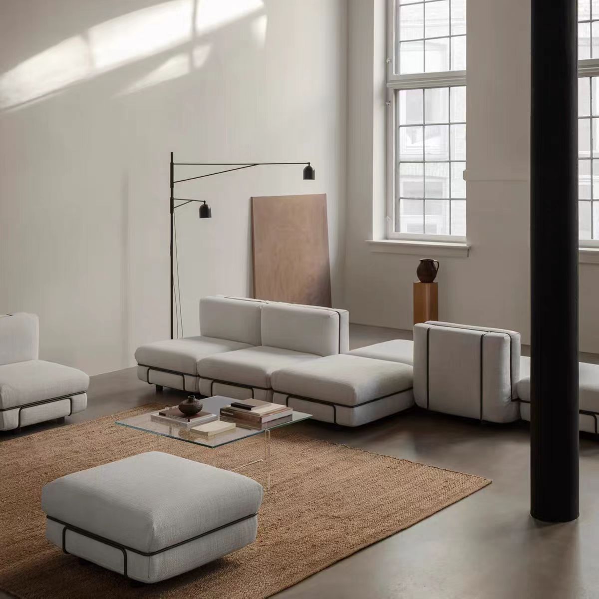 Gaoliang Sofa Modern Luxury Fabric Upholstered Sectional Modular Sofa OEM/ODM (SF112)