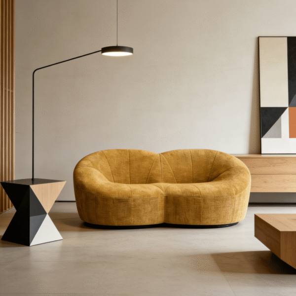 Gaoliang Sofa Modern Cream Nordic Fabric Pumpkin Children's Sofa OEM/ODM (SF113)