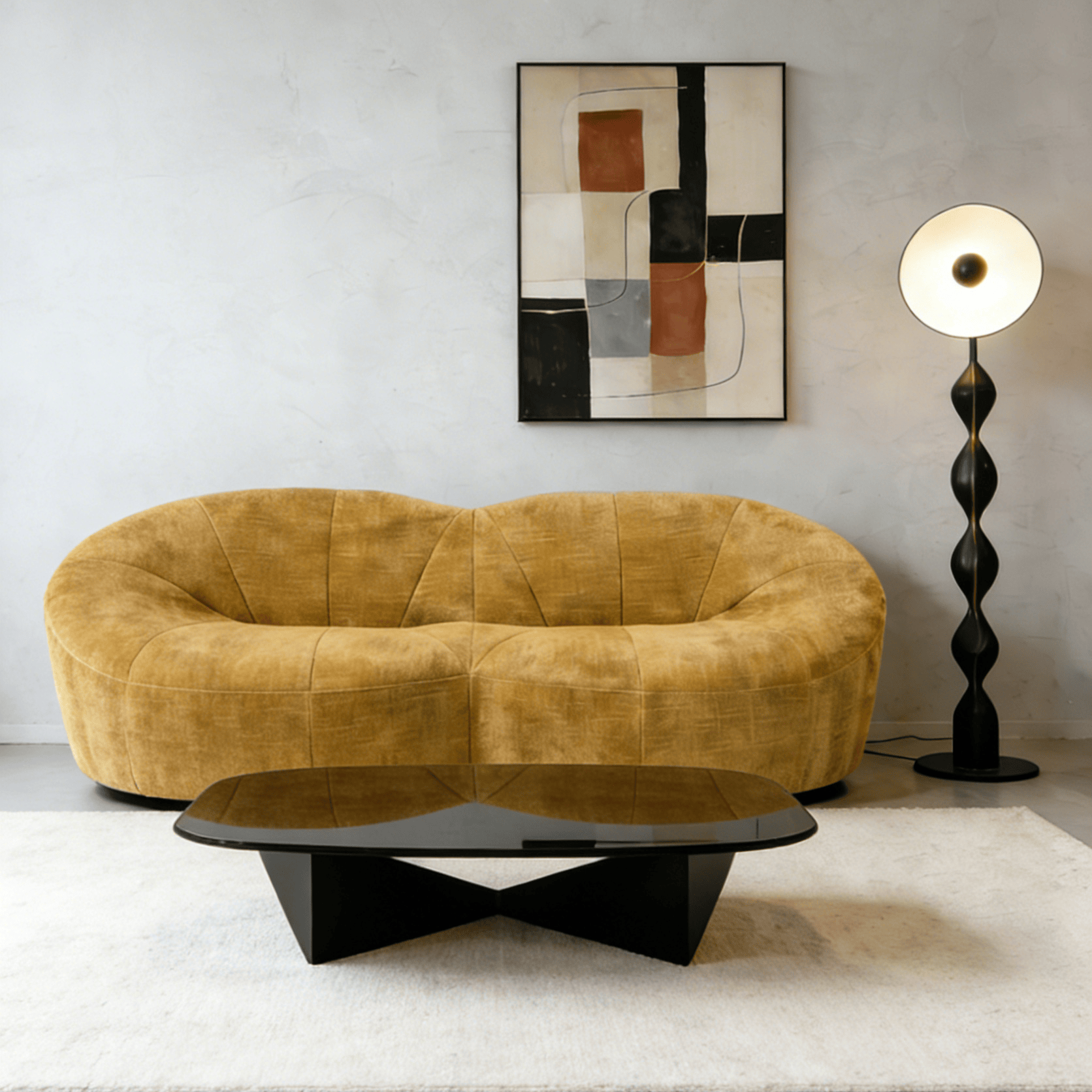 Gaoliang Sofa Modern Cream Nordic Fabric Pumpkin Children's Sofa OEM/ODM (SF113)