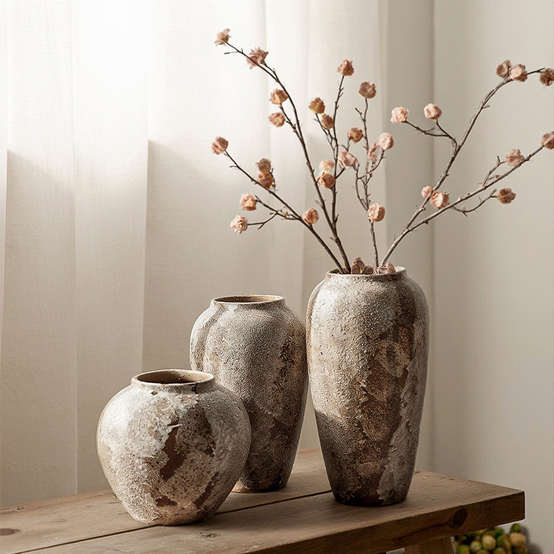TFV02-1 Gaoliang Ceramic Flower Vase for Home Decor (TFV02)