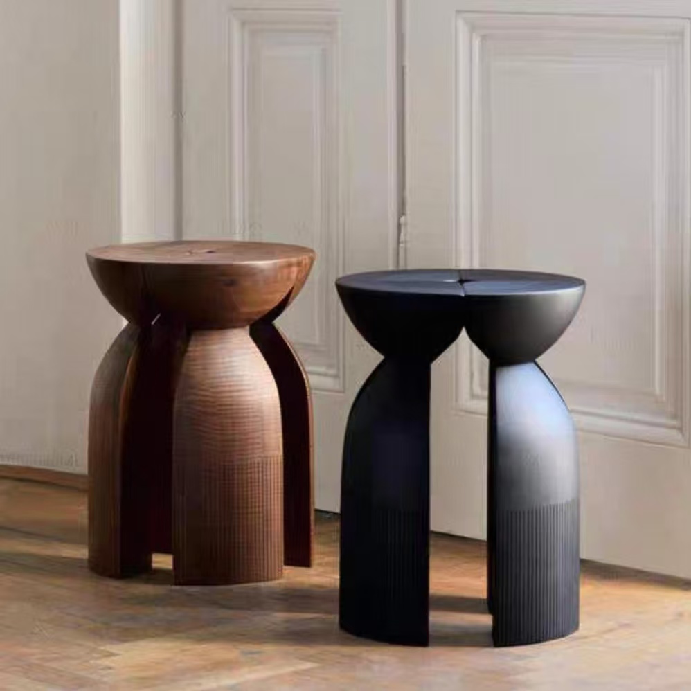 BJ131 Gaoliang Side Table Nordic Minimalist Solid Wooden Sofa Side Table OEM/ODM (BJ131)