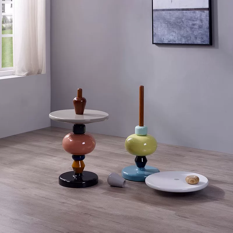 BJ132(6) Gaoliang Side Table DIY Candy Creative Design Decoration Side Table OEM/ODM (BJ132)