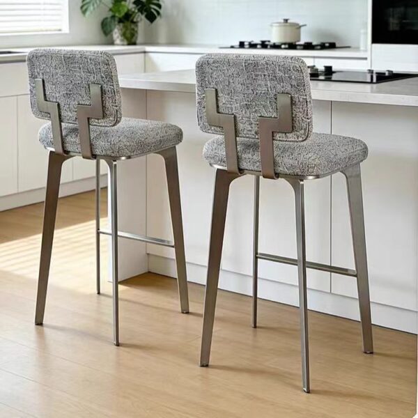 Gaoliang Bar Stool Modern Luxury Metal Bar Stools for Kitchen OEM/ODM (BY51)
