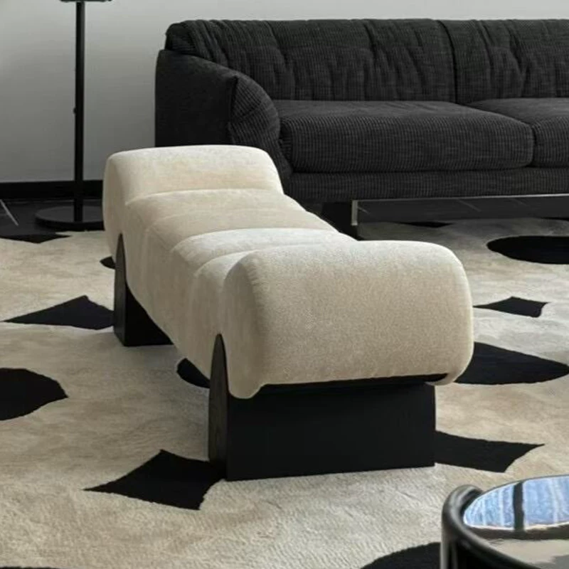 Gaoliang Ottoman Bench Entrance Door Shoe Changing Stool OEM/ODM (DZ22)