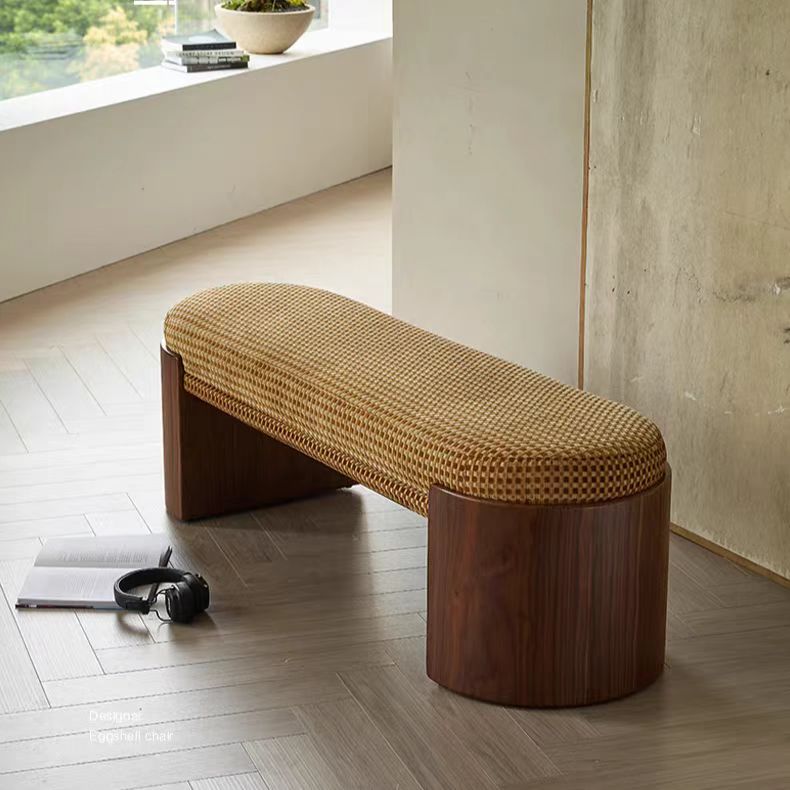 Gaoliang Ottoman Bench Nordic Fabric Upholstery Seat Stool OEM/ODM (DZ28)