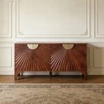 Gaoliang Sideboard Modern Wooden Living Room Sideboard Buffet Cabinets OEM/ODM (GZ228)