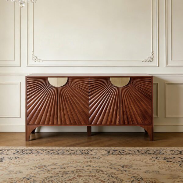 Gaoliang Sideboard Modern Wooden Living Room Sideboard Buffet Cabinets OEM/ODM (GZ228)