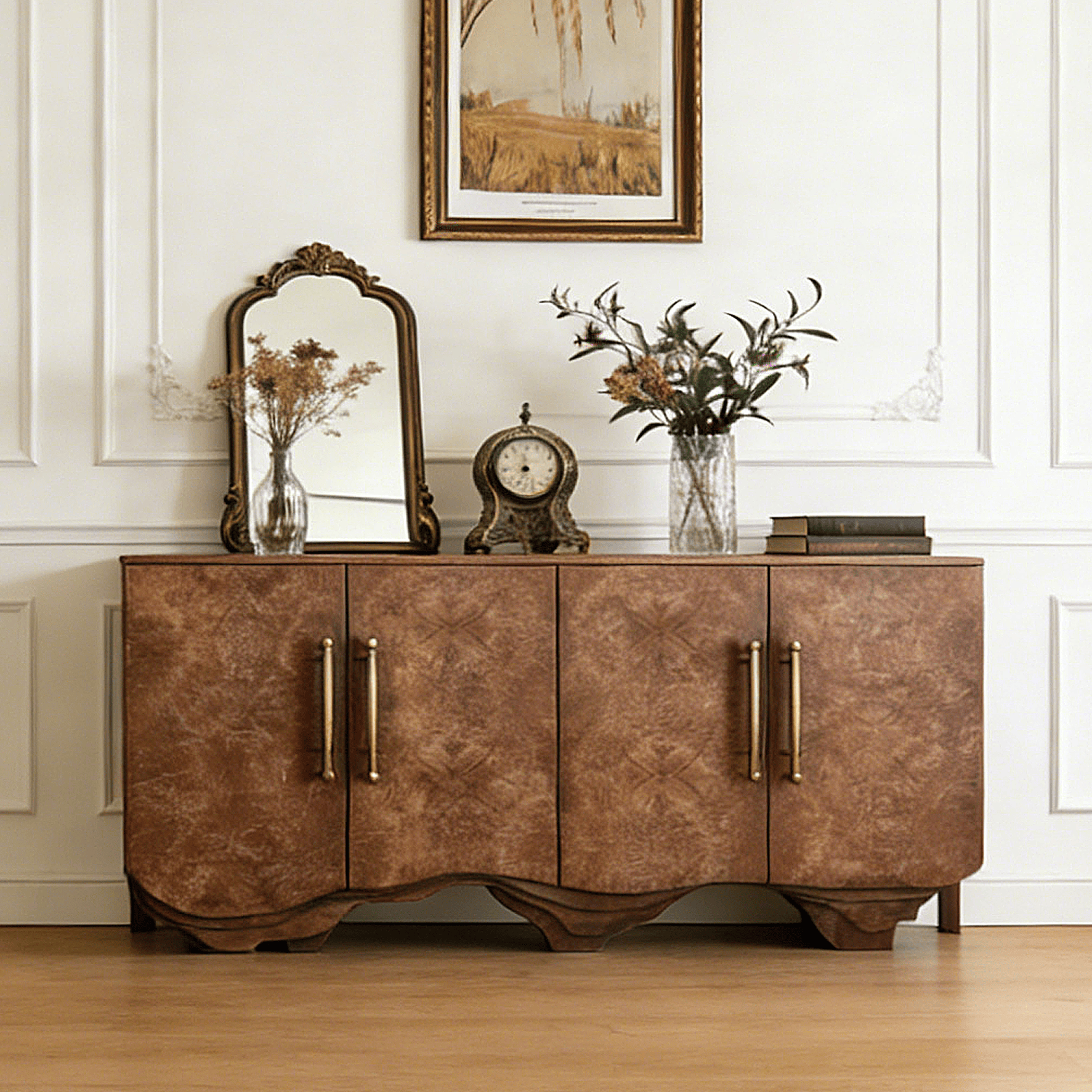 Gaoliang Sideboard American Luxury Living Room Large Wood Sideboard OEM/ODM (GZ230)
