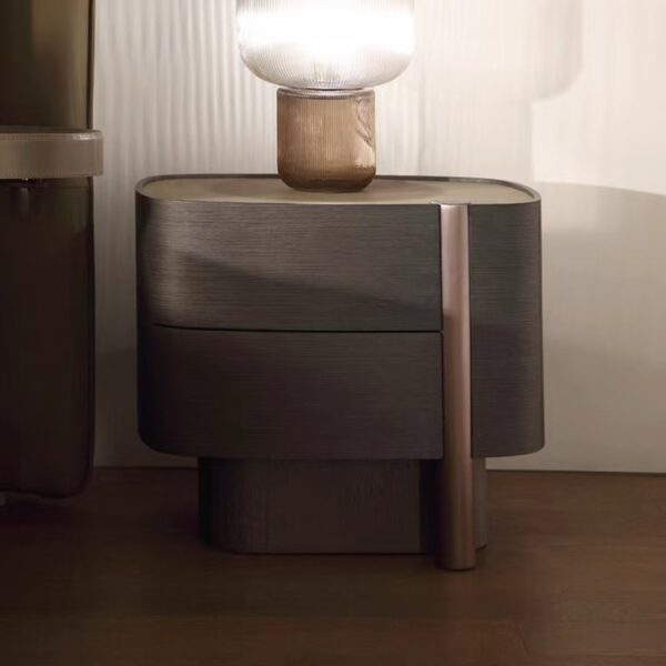 Gaoliang Night Stand Bedroom Furniture with Wood Drawers Bedside Table OEM/ODM (NT118)