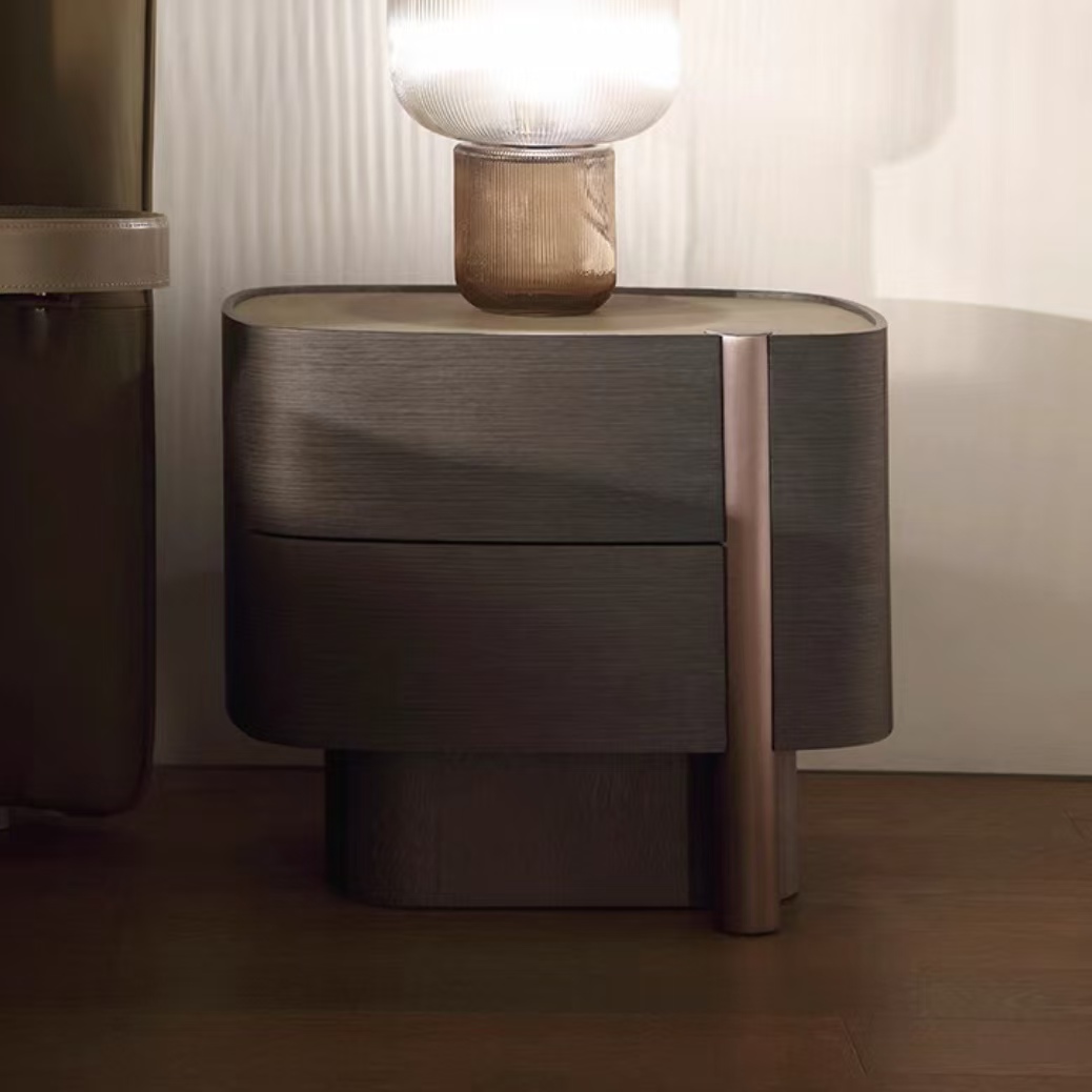 Gaoliang Night Stand Bedroom Furniture with Wood Drawers Bedside Table OEM/ODM (NT118)