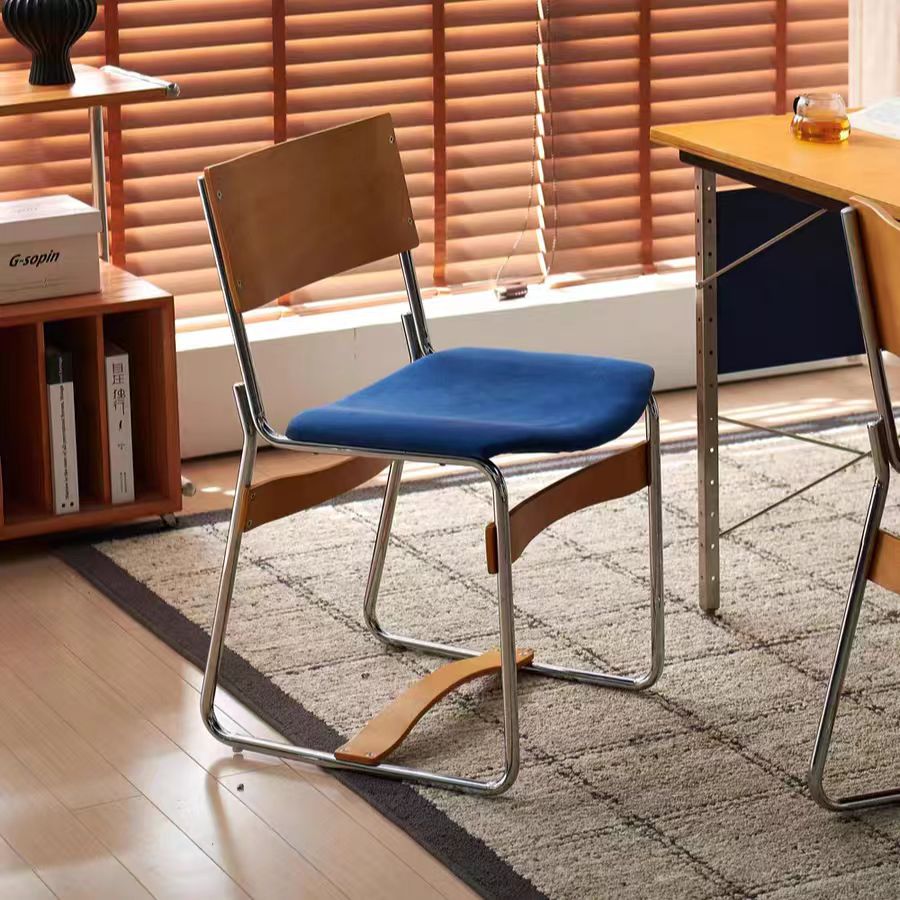 YZ274 (3) Gaoliang Dining Chair Durable Iron Frame Fabric Kitchen Dining Chairs OEM/ODM (YZ274)