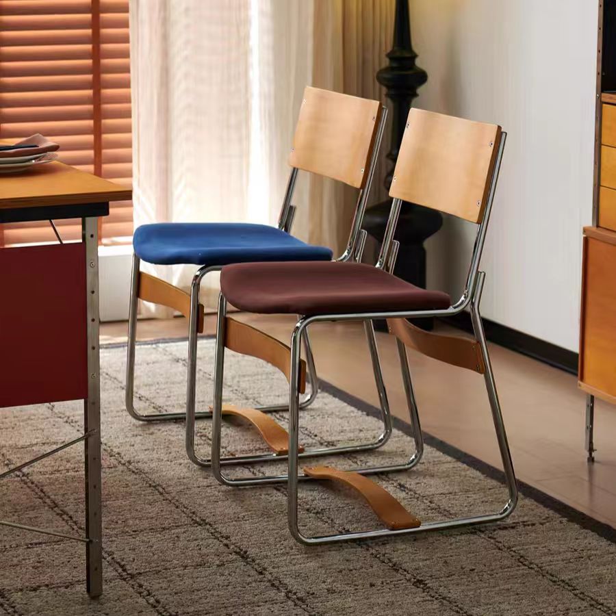 YZ274 (6) Gaoliang Dining Chair Durable Iron Frame Fabric Kitchen Dining Chairs OEM/ODM (YZ274)