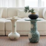 Gaoliang Side Table Handmade Mother Of Pearl Side Table OEM/ODM (BJ145)