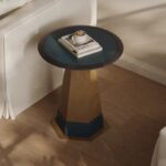 Gaoliang Side Table Minimalist Saddle Leather Living Room Sofa Side Table OEM/ODM (BJ146)