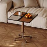 Gaoliang Side Table Movable and Adjustable Side Table with Wheels OEM/ODM (BJ148)