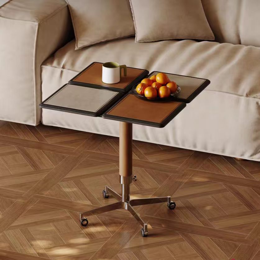 Gaoliang Side Table Movable and Adjustable Side Table with Wheels OEM/ODM (BJ148)