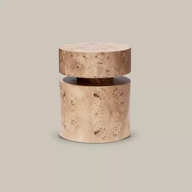 Gaoliang Side Table New Retro Minimalist Round Sofa Side Table OEM/ODM (BJ149)