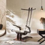 Gaoliang Accent Chair White Rope Durable Lounge Chair for Living Room OEM/ODM (DY24)