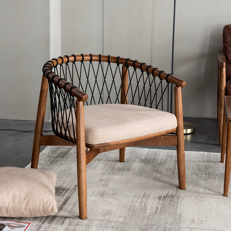 Gaoliang Accent Chair Wabi-sabi Style Single Sofa Chair for Living Room OEM/ODM (DY318)