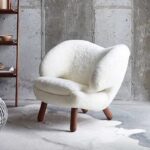 Gaoliang Accent Chair Cream White Teddy Armchair Fabric Leisure Chair OEM/ODM (DY320)