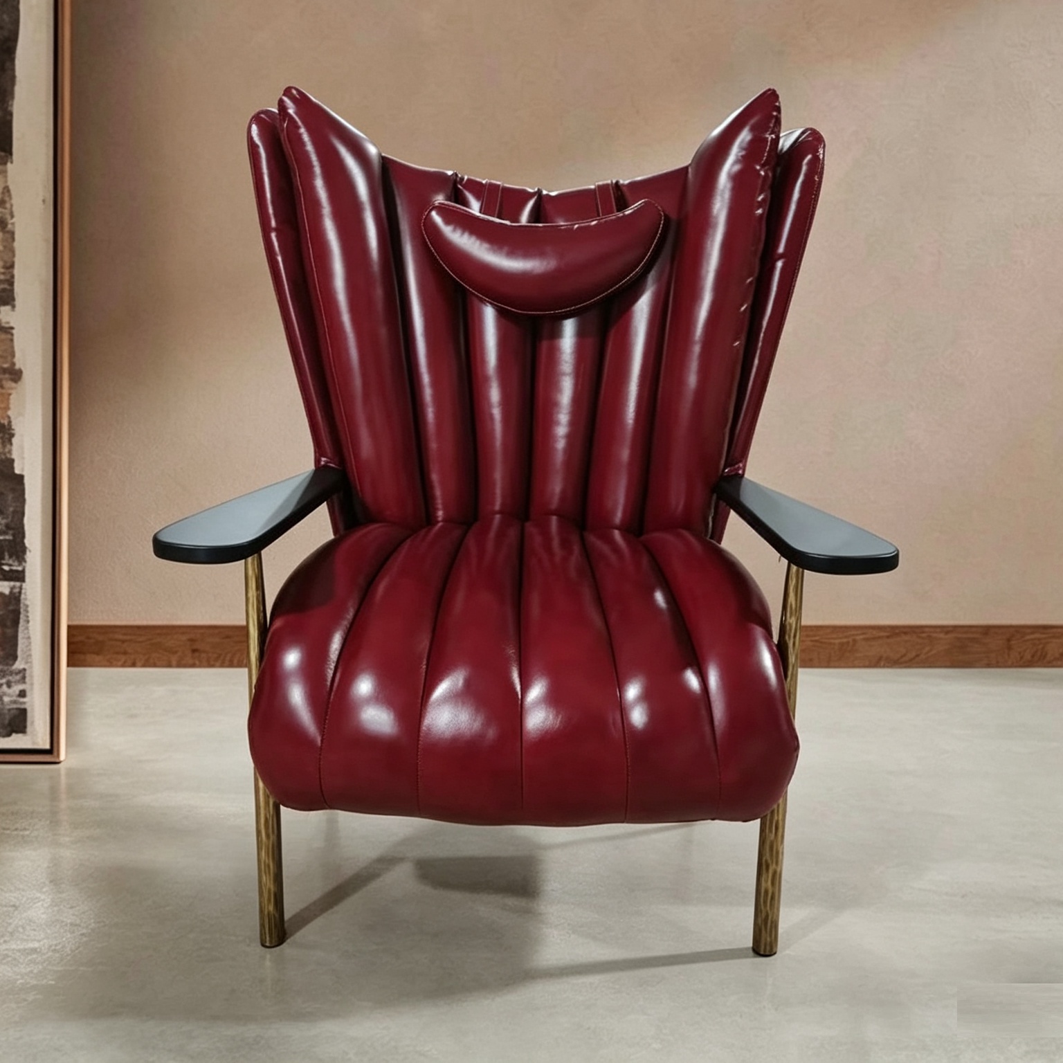Gaoliang Accent Chair Modern Vintage Brown Leather Lounge Chairs OEM/ODM (DY322)