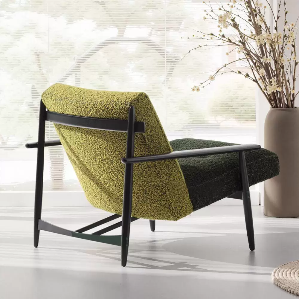 Gaoliang Accent Chair Modern Minimalist Fabric Upholstered Armchair OEM/ODM (DY323)
