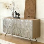 Gaoliang Sideboard Modern Light Luxury Multi-door Storage Cabinet OEM/ODM (GZ221)