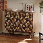 Gaoliang Sideboard Mid-Century Living Room Sideboards Buffet Cabinets OEM/ODM (GZ234)