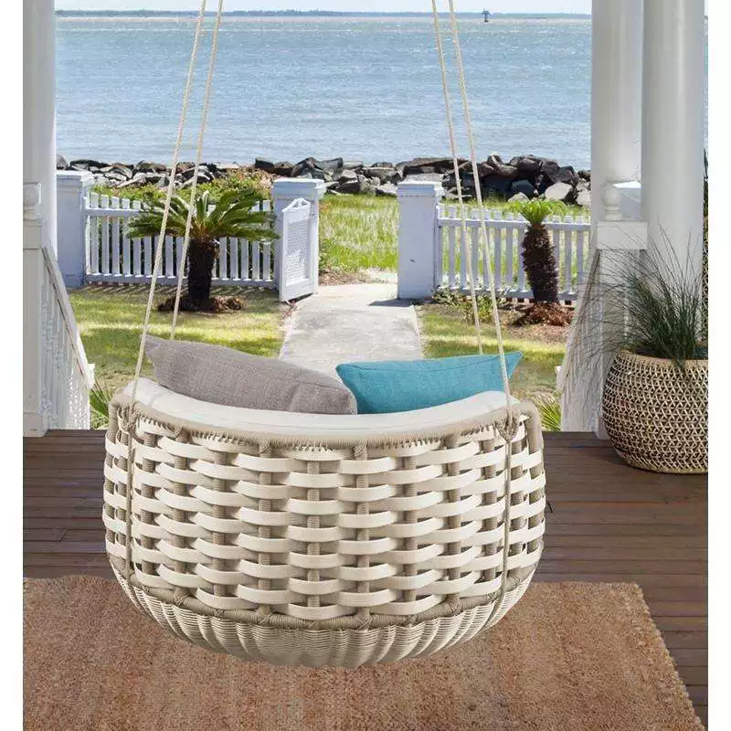 Gaoliang Outdoor Sofa Rattan Patio Hanging Swing Egg Chair OEM/ODM(HWSF13)
