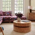 Gaoliang Coffee Table Mid Century Round Solid Wood Coffee Table OEM/ODM (KF385)