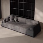 Gaoliang Sofa Modern Italian 3 Seat Fabric Sitting Room Sofa Set Furniture OEM/ODM (SF101)