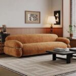 Gaoliang Sofa Italian Style Comfortable Fabric Curved Couch OEM/ODM (SF98)