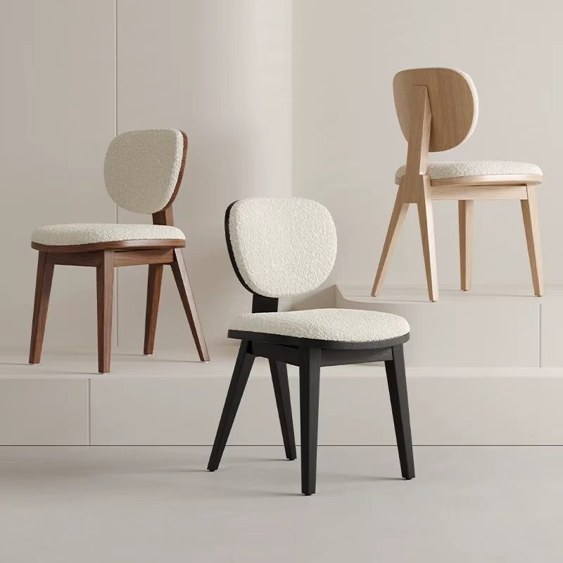 Gaoliang Dining Chair Nordic White Velvet Dining Room Chairs OEM/ODM (YZ223)