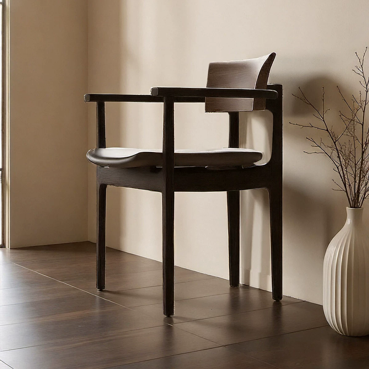 Gaoliang Dining Chair Medieval Style Soft Leather Kitchen Side Chair OEM/ODM (YZ276)
