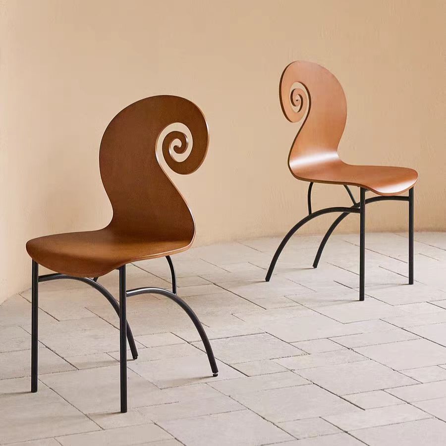 Gaoliang Dining Chair Metal Frame With Wood Luxury Dining Chair Furniture OEM/ODM (YZ282)